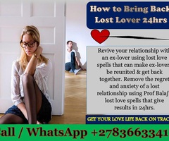Get Your Ex-lover Back in 24 hours Using Lost Love Spells That Work (WhatsApp +27836633417)